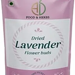 A D Food & Herbs Organic Dried Lavender Flower for Homemade Lattes, Tea Blends, Bath Salts, Gifts, Crafts (20 GMS)-image-41