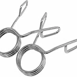 Hanzu Sports Gym Olympic Barbell Collar Lock Steel with Chrome Plated (Pack of 4) image 1