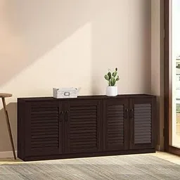 Urban Ladder Bennis 21 Pair Shoe Rack in Dark Walnut Finish-image-21