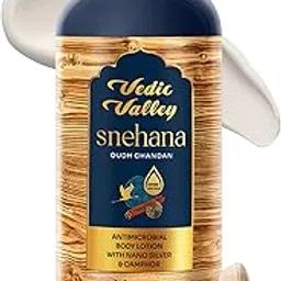 Vedic Valley Paraben Free Oud Chandan Glow Body Lotion for Women & Men - 300 ml with Shea, Avocado Butter, Deeply Nourishes & Moisturizes, Lightweight, Non-Sticky, Brightening, for All Skin Types-picture-31