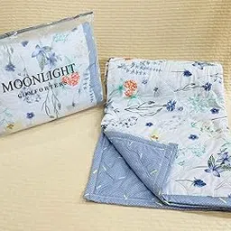 Reversible UltraSonic Quilted Quilt Bed Cover for King Size Luxury Cozy Super Soft Printed Comforter (90X100 inch)-picture-32