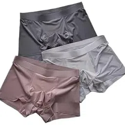 avocet Men's Ultra-Comfort Ice Silk Lycra Underwear | Moisture-Wicking, Breathable Boxers for Men | Seamless Design | Multicolour-picture-21