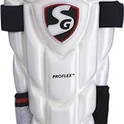 SG Proflex Cricket Elbow Guard | Color: White | Size: Mens | for Men & Boys | Material: Foam | Protection for Better Performance | Light Weight | Dual Density Fabrication-picture-12