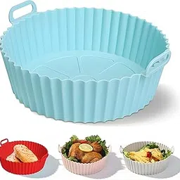 Air Fryer Silicone Pot – Reusable Non-Stick Silicone Liner for Air Fryer, Heat-Resistant Baking Dish and Cooking Tray, Easy Clean Silicone Accessory for Air Fryer Cooking-picture-34