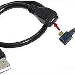 ikis -Micro USB Female to USB Male Cable for OTG Morpho 1300 E2, E3 / Mantra MFS100 / Startek FM 220 / Cogent/Secugen Pro 20 image 1
