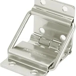 Penn Elcom Flight Case Nickel Strut Hinge | Durable 20 Gauge Steel Hinge for Wooden Boxes, Speaker Corners, DJ Cases & Suitcases image 1