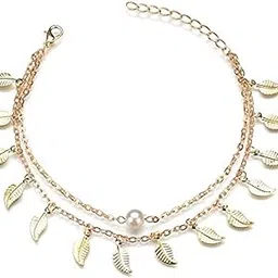 Love Heart Anklet for Women, Gold Plated, Adjustable Chain, Fashion Foot Bracelet-picture-26