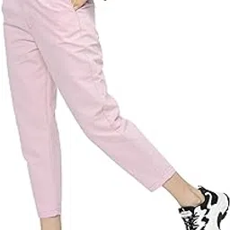 tokyo talkies Women's Tapered Fit Regular Trousers | Stretchable Trousers| Mid-Rise-picture-10