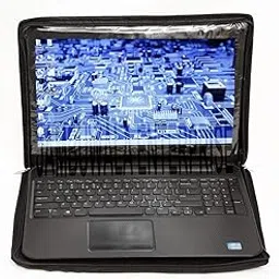 Jambuwala Enterprise Laptop Cover for 15.6 Inches with Laptop Screen Protector Dust Cover Cum Bag with Easy Carry for Hp,Lenovo,Dell,Asus,Acer,Sony,Apple MacBook&All 15.6" Screen Size Laptops,Black-picture-19