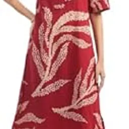 jisora Women's Maroon Printed Cotton Co-ord Set-picture-10