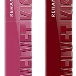 REHANZA Super Stay Velvet Kiss Liquid Lipstick Pack of 2 | Waterproof, Smudge-Proof & Long-Lasting Matte Finish Lip Color for Women | Lightweight, Non-Drying & High Pigmented Formula-image-96
