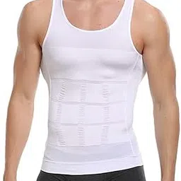 fycan Men's Body Shaper Slimming Shirt Vest Thermal Compression Muscle Tank Top Base Layer Slim Shapewear Tank Top Undershirt Tummy Control Undershirt Shaperwear Vest Shirt Abs Abdomen Slim-picture-52