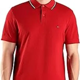 tommy hilfiger Solid Regular-Fit Cotton Polo T-Shirt-picture-22