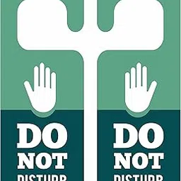 Anne Print Solutions® Pack of 6 Pcs Please Do not Disturb Door Hanger Tags Sign Front & Back Printing Thick Paper DND Door Tags for Hotel Door Hangers Size 8 Inch X 3 Inch Multicolor (Design 2)-picture-13