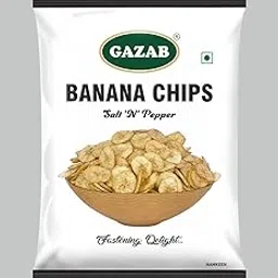 GAZAB BANANA CHIPS/banana chips recipe/केले के चिप्स/Crispy snacks/Finger foods(Pack Off-4)-250GM.-image-90