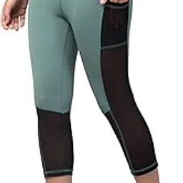 kopykat Women's Fourway Karara Spandex High Waist Sports Capri with Side Pocket-picture-36