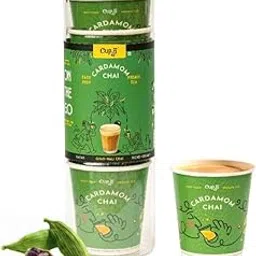 Cup-Ji Cardamom Chai Premix Cups | Instant Tea | 7 Cups | Each Cup 210 ml | Kadak Ghar-Wali | No Added Sugar | Desi Chai | On the Go | Easy Prep | For Office and Travel-picture-25