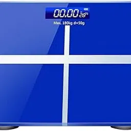 (Automatic On/Off Sensor Detector) Digital Scale with LCD Display, Body Tape Measure, 180 KG Capacity|Weight Machine For Body|Weight Machine For Kitchen (BLUE)-picture-31