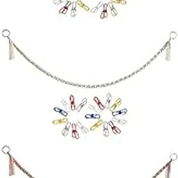 THE STYLE SUTRA Cotton Toy Display Chain Socks Stuffed Toy Chain for Playrooms Bedrooms Gyms Multicolor-picture-44