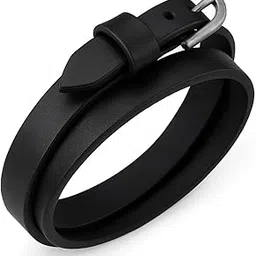 the men thing OUTBACK - Genuine Leather Adjustable Cuff Bracelet with Stainless Steel Hook for Men & Boys-picture-51