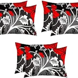 Supreme Home Collective Beautiful Microfiber Printed Pillow Cover Pack of 6 Pillow Covers, Color-Light Blue-picture-68