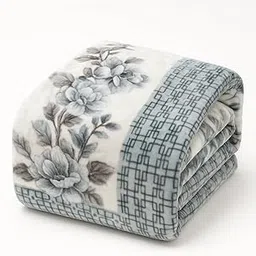 2.5 Kg Double Bed Blanket | Ultra Soft & Warm Mink Blanket for Winter | Floral Design | Lightweight & Cozy Comforter for All Season Use (Double Bed Size) (Multicolour 4)-picture-17