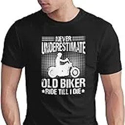 Old Biker T-Shirt, Ride Till I Die Shirt, Motorbike Lover Tee, Motorcycle Gift, Funny for Him, Quote-image-12