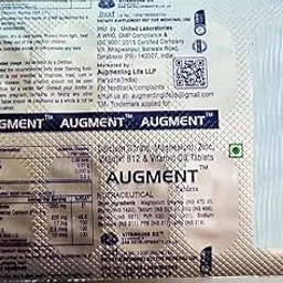 AUGMENT Calcium Citrate 1000mg Tablets with Magnesium, Zinc, Vitamin B12 & D3 for Bones and Joints- Pack of 50 Tablets-picture-41