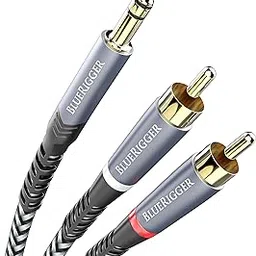 BlueRigger 3.5mm to RCA (2) Stereo Audio Cable (12 Feet / 3.6 Meters)-picture-11