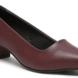 flat n heels Womens Maroon Pumps FnH 2742-MRN-picture-38