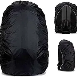 Swara enterprise Scratchable with Rubbe Waterproof Backpack Rain Cover with Storage Pouch All Side Cover Bag for School Carry Like Bag Shoulder Strip, College,Office, Black (Bag Cover) (Pack of 2)-picture-54