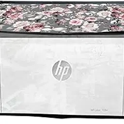 HomeStore-YEP Printer Cover For HP Laserjet 108w Single Function Monochrome Laser Wi-Fi Printer for Dust Protection Pink FLower-picture-37