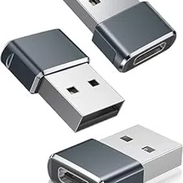 Type C to USB Small-3 Type C Female to USB Male Adapter Connector Converter Works with Laptops,Chargers (Pack of 3)-picture-69