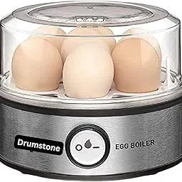 Drumstone (𝟭𝟬 𝗬𝗲𝗮𝗿𝘀 𝗪𝗮𝗿𝗿𝗮𝗻𝘁𝘆) Electric Egg Boiler for 7 Eggs | 360W Fast Auto-Off Steaming Cooker – 𝐆𝐢𝐟𝐭 𝐟𝐨𝐫 𝐘𝐞𝐚𝐫-𝐄𝐧𝐝 & 𝐀𝐥𝐥 𝐎𝐜𝐜𝐚𝐬𝐢𝐨𝐧𝐬-image-27