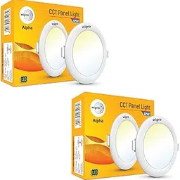Wipro 12w Round LED Alpha Panel | 3 in 1 (Colour Changing)(Cool Day White/Neutral White/Warm White) | Recessed Down Light for False Ceiling | Cutout - 125mm | Pack of 2-picture-19