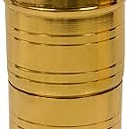 Spillbox Traditional Brass 100ml Filter Coffee Maker, Brass, South Indian Drip Sytle Decoction Liquid Maker, Coffee Filter Vessel, Utensil- Vinsan Coffee Fliter Size 0- (Small)-image-5