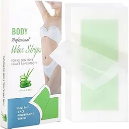 Calitate24 20Pcs Body Wax Strips Large Size for Face, Legs Underarms, Bikini Waxing Sheets Women Wax Hair Removal Strips-picture-16