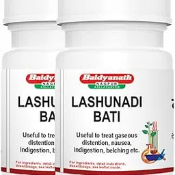 Baidyanath Asli Ayurved Lashunadi Bati | Supports Digestive Health | Relieves Indigestion & Gas | Ayurvedic Herbal Tablets - 80 Tablets (Pack of 2)-picture-60