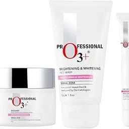 O3+ Complete Skin Glow Kit (Brightening & Whitening Face Wash 50g + SPF 30 Radiant Brightening Cream 50g + Eye Circle cream 15g)-image-32