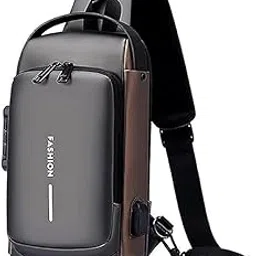 radhav mart Waterproof Polyester Slim Unisex Crossbody Sling Bag Chest Backpack durability, security,design, making it the perfect choice for modern travelers and comfort in their everyday life or work routine.-picture-41