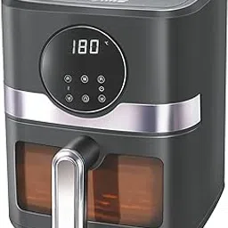 Skyline Digital Air Fryer, 4.2 Litres, 1500W, Touch Screen Control (Black) image 1