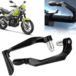 AUTO PEARL 7/8" 22mm Motorcycle Handlebar Brake Clutch Levers Protector Guard Compatible with XPulse 200T (Black)-picture-43