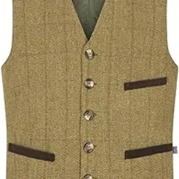 walker and hawkes Men's Derby Tweed Alcott Waistcoat-picture-52