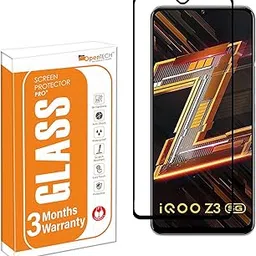 OpenTech® Military-Grade Tempered Glass Screen Protector Compatible with Iqoo Z6 Lite 5G / Iqoo Z6 5G / Iqoo Z3 5G (6.58 Inch) with Edge to Edge Coverage and Easy Installation kit-picture-28