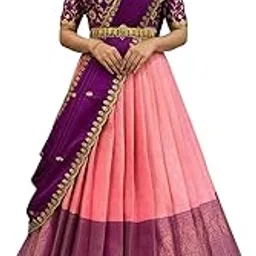 fabcartz Beautiful Unstitch South Indian Lehenga Choli for Women | GT132-picture-29