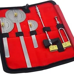 IS IndoSurgicals Premium Stainless Steel Goniometer with Knee Hammer and Measuring Tape -Set of 3 (With Tuning Fork 1024hz)-image-13