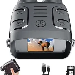 Night Vision Goggles, 2K Video Clarity, 10X Digital Zoom, 2.4" TFT Screen, 850nm Infrared Light, 32GB Storage, Rechargeable Battery, Outdoor Adventures, Camping, Travel-picture-17