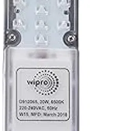 wipro Garnet 20W LED Street Light |Cool White,6500K | IP66 Water Proof Outdoor Light |Lens Technology | Aluminium Heat Sink |4Kv Surge Protection |440V High Voltage Protection |Pack of 1-picture-26