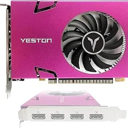 Yeston Radeon RX550 Gaming Graphics Cards, 4GB RAM GDDR5 128Bit 6000MHz HDMI*4 GPU, Mainstream Graphics Card for PC Gaming-picture-14