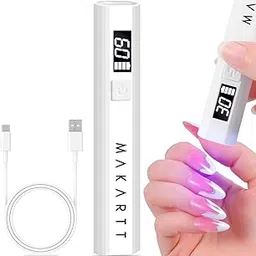 Makartt - Lightweight, Portable & Handheld Nail Lamp: This LED nail lamp for gel nail polish is designed for maximum portability, with a sleek, mini and handheld design that fits if-picture-66